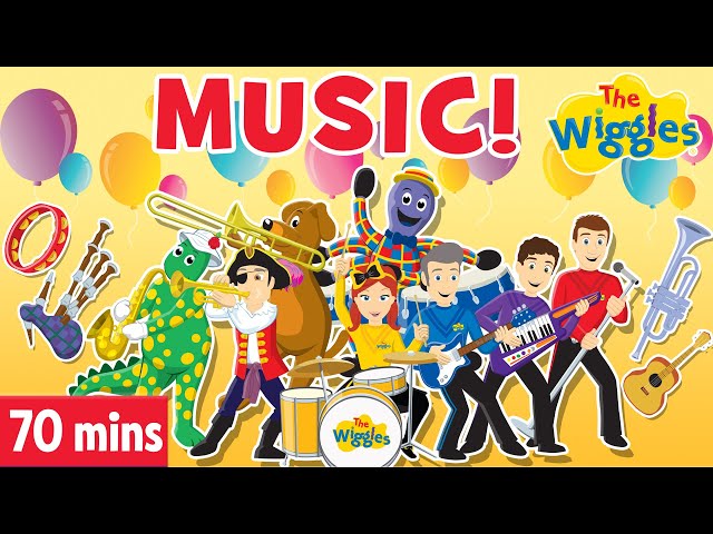 Musical Medley with The Wiggles 🎶 Play Your Guitar with Murray 🎸 Songs for Kids