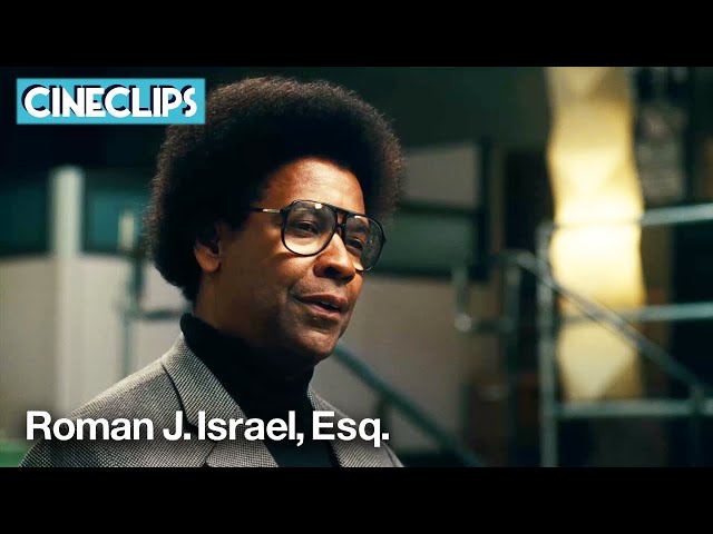 Roman J. Israel, Esq | A Protestor Calls Out Roman's Views (ft. Denzel Washington) | CineClips