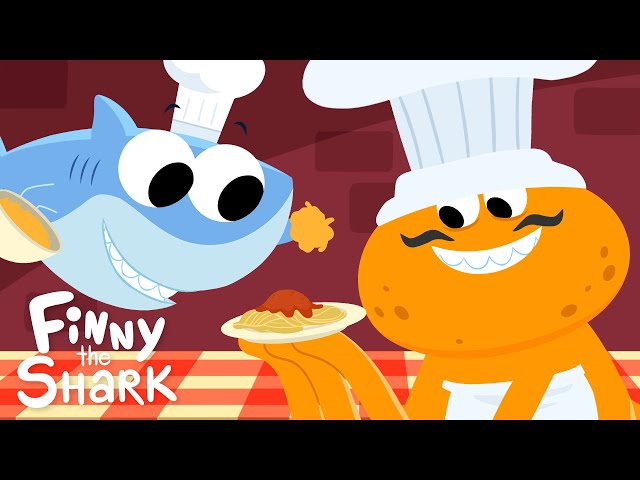 Take Your Fish To Work Day | Finny The Shark | Cartoon For Kids