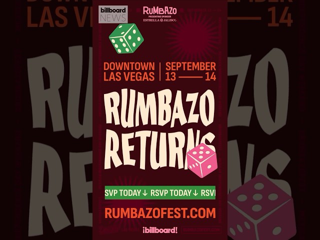 RUMBAZO 2024 Tickets On Sale Now & A Special Discount Code | Billboard News #Shorts