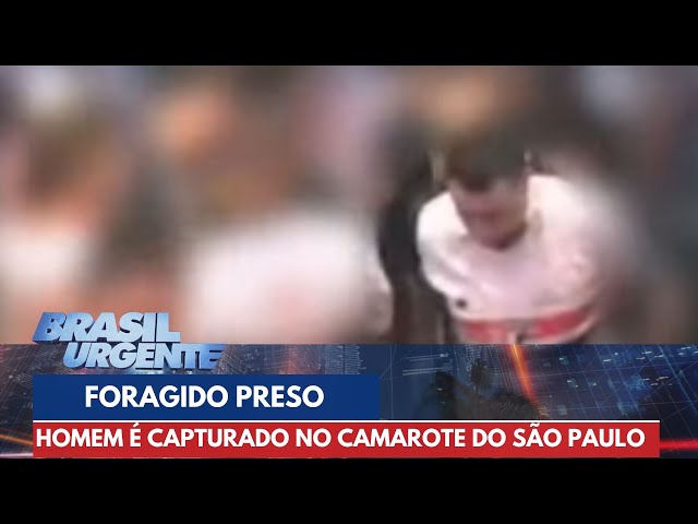 Traficante é preso no camarote do estádio do Morumbis | Brasil Urgente