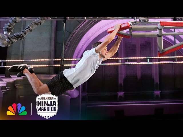 Can Caleb Bergstrom Get Redemption on the Mega Wall? | American Ninja Warrior | NBC