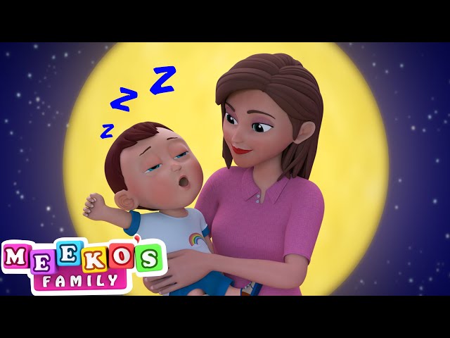 Let's Go To Sleep Lullaby Song 😴 💤 | Meeko's Family Bedtime Songs