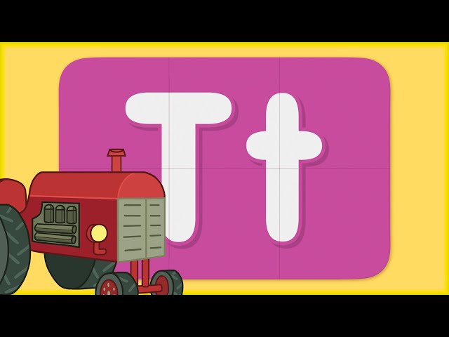 Learn words that start with the letter T! | Turn & Learn ABCs