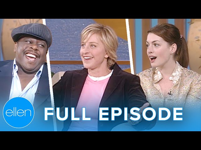 Anne Hathaway, Cedric the Entertainer, Sunglasses Guessing Game | Full Episode