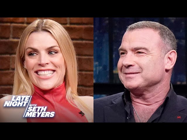 Liev Schreiber, Busy Philipps | Late Night with Seth Meyers
