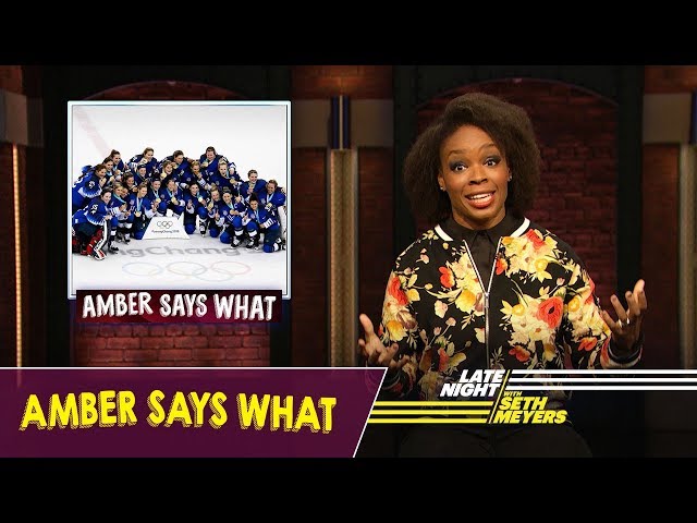 Amber Says What: The Winter Olympics