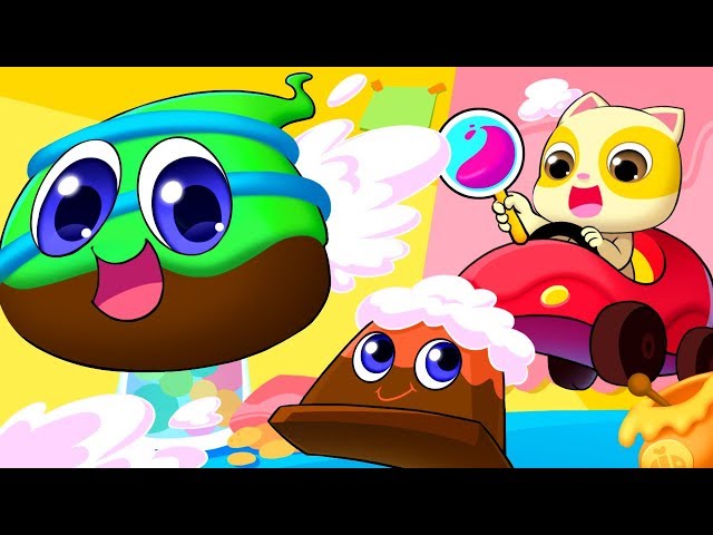 Chocolate And His Friends | Food Song | Colors Song | Nursery Rhymes | Kids Songs | BabyBus