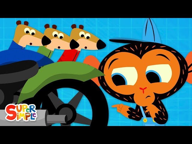 Uh-oh! The Three Meerkats Have a BIG Motorcycle Problem | Cartoon for Kids