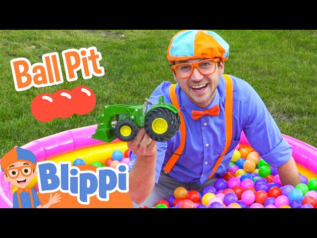 Learn Colors at the Ball Pit! | Blippi Full Episodes | Educational Videos for Kids | Blippi Toys