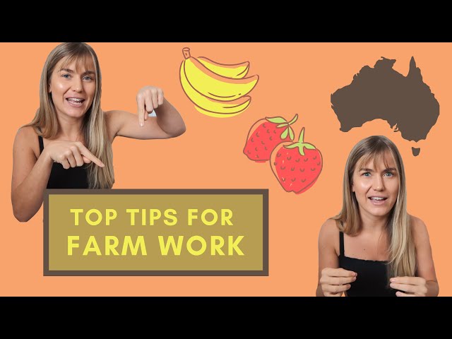TOP TIPS FOR FARM WORK IN AUSTRALIA