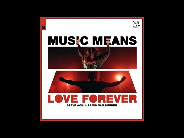 Steve Aoki & Armin Van Buuren - Music Means Love Forever (Extended Mix)