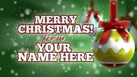 After Effects Tutorial - Christmas Greetings 2011