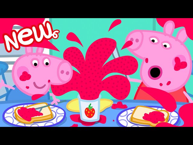 Peppa Pig Tales 🍓 Peppa & George Get Into A Jammy Mess 🍓 Peppa Pig Episodes