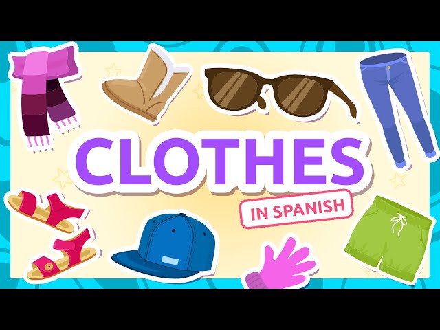 SUMMER and WINTER CLOTHES for Kids in Spanish 👙🧤 Bilingual Spanish Vocab for Kids ☀️❄️ Compilation