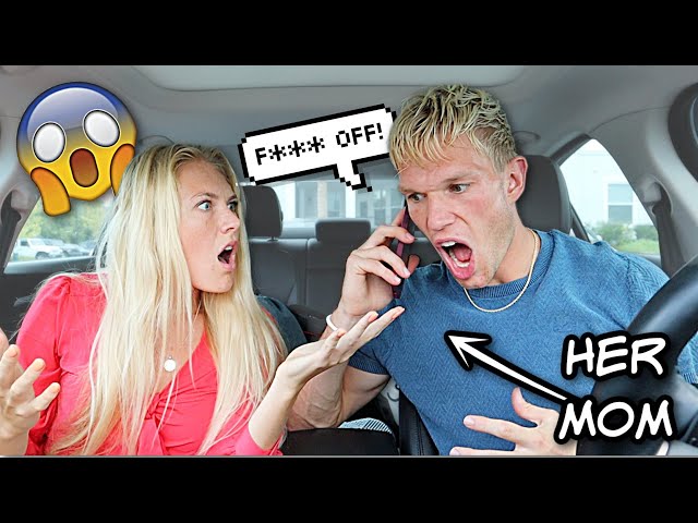 Pretending to Fight with my Girlfriend's Mom Prank!