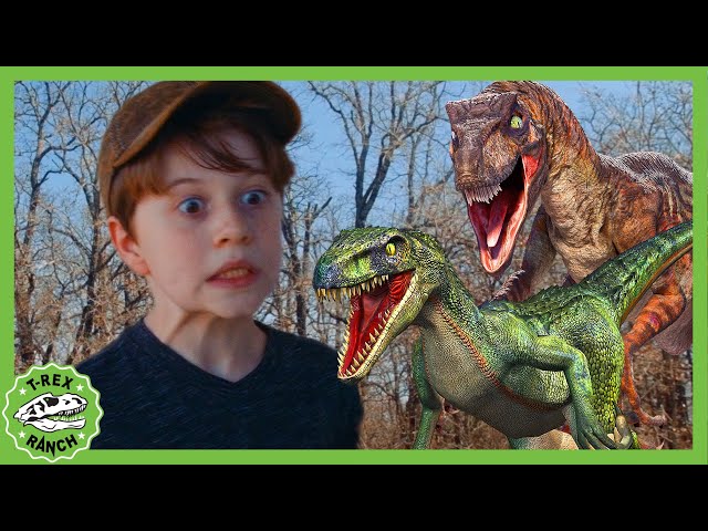 Dinosaur Invisible Cloak & Hologram! | T-Rex Ranch Dinosaur Videos for Kids