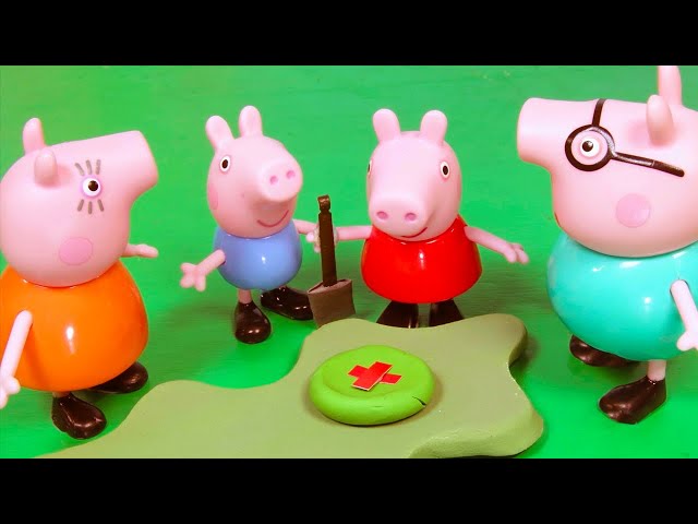 Peppa Pig Finds Pirate Treasure! Toy Videos For Toddlers and Kids