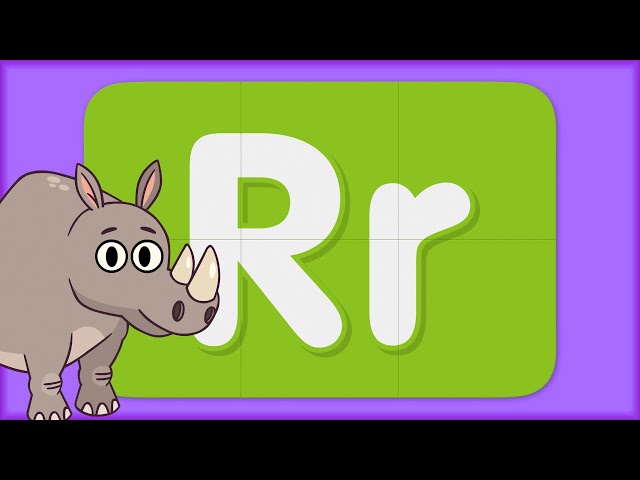 Words that start with the Letter R | Turn & Learn ABCs