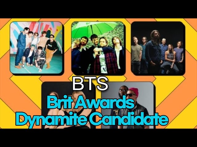 210423 BTS, 英 'Brit Awards' Dynamite Candidate