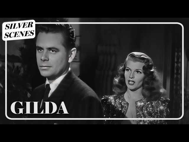 Johnny Catches Gilda With Another Man - Rita Hayworth & Glenn Ford | Gilda | Silver Scenes