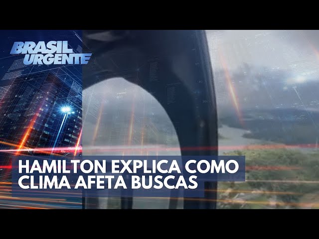 Comandante Hamilton explica como clima afeta buscas por helicóptero | Brasil Urgente