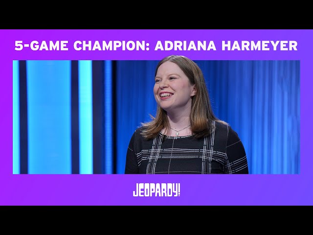 Adriana Harmeyer | Winners Circle | JEOPARDY!