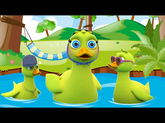 Five Little Ducks 3D | Kids Songs and Nursery Rhymes By KidsCamp