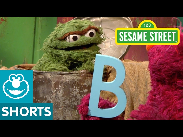 Sesame Street: Oscar Accidentally Helps Telly (Letter of the Day)
