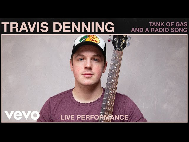 Travis Denning - Tank of Gas And A Radio Song (Live Performance Video)