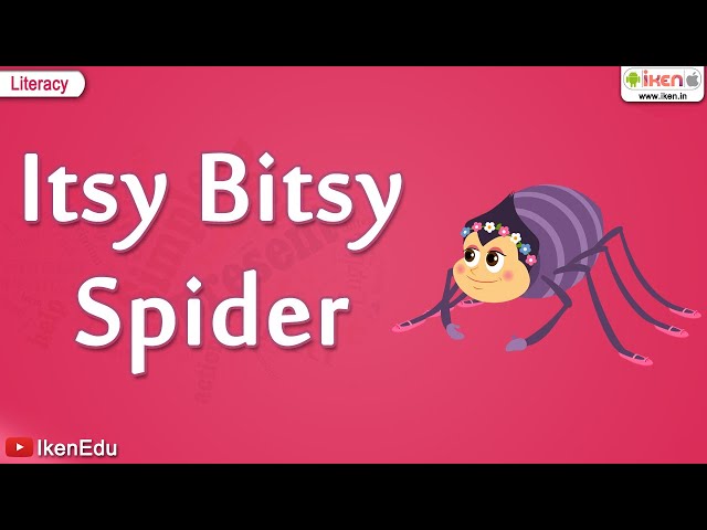 Itsy Bitsy Spider | English Nursery Rhymes Songs | iKen | iKen Edu