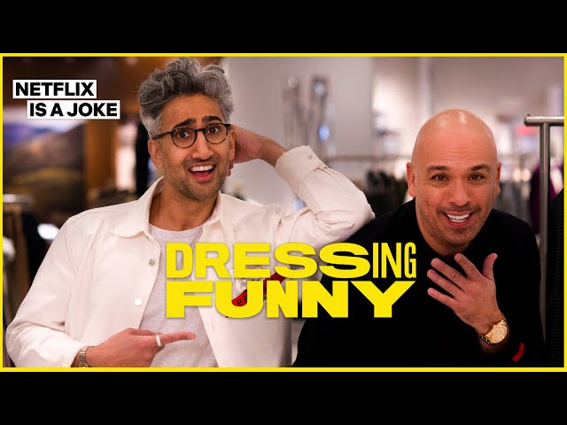 Jo Koy Bets Tan France $20 That He Can't Wear Stripes | Dressing Funny | Netflix Is A Joke