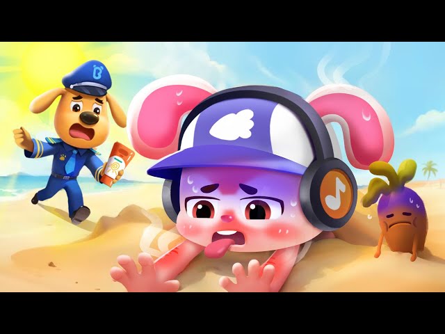 Pipi Rabbit Got a Sunburn | Safety Tips | Educational | Kids Cartoon | Sheriff Labrador | BabyBus
