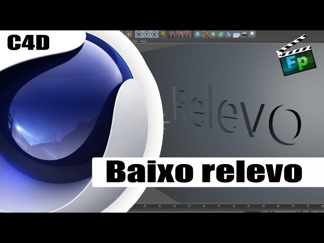 Boole - Baixo relevo  - Tutorial cinema 4D - Português - F.P