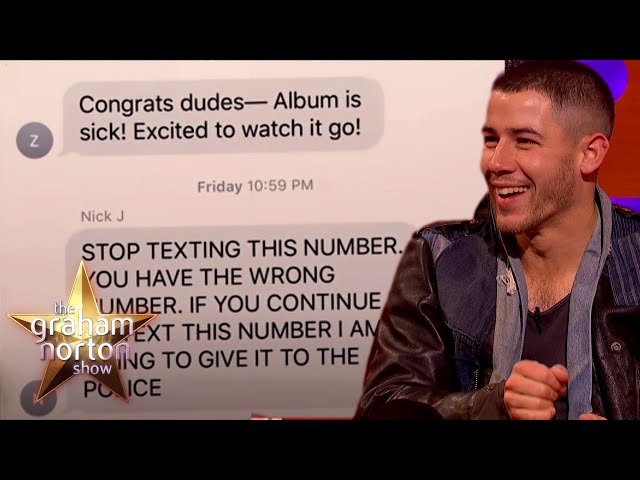 Someone Got Nick Jonas' Old Number & They Were NOT Happy | The Graham Norton Show