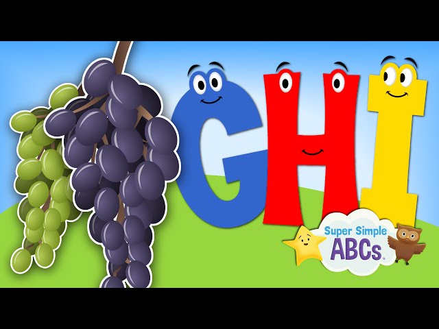 The Sounds of the Alphabet | G-H-I | Super Simple ABCs