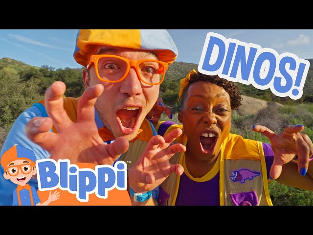 DINO DANCE SONG | Blippi Music Videos | Educational Songs for Kids