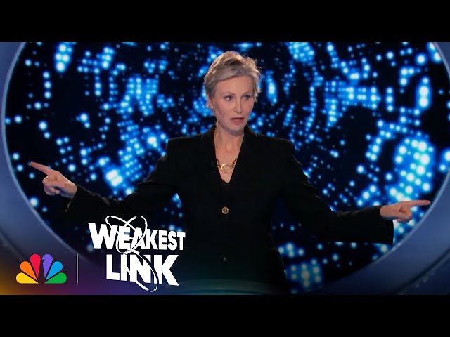 Host Jane Lynch Dramatically Welcomes Day of our Lives Cast Members to Play | Weakest Link | NBC