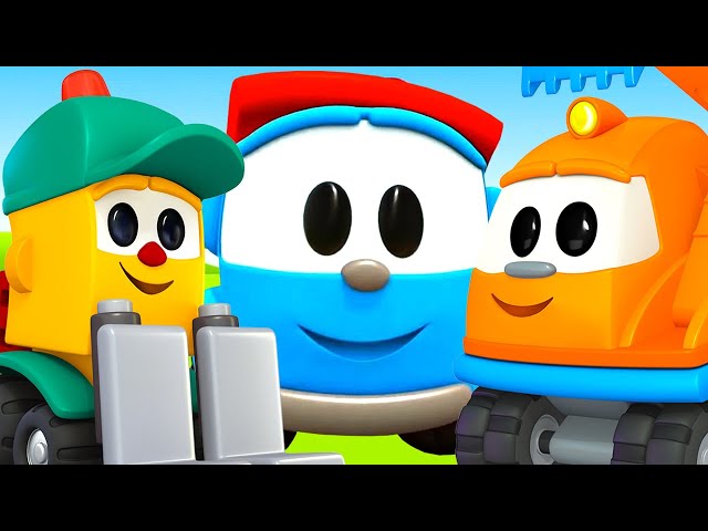 Baby cartoon about Cars, trucks and air vehicles for kids - Leo the truck cartoon for kids