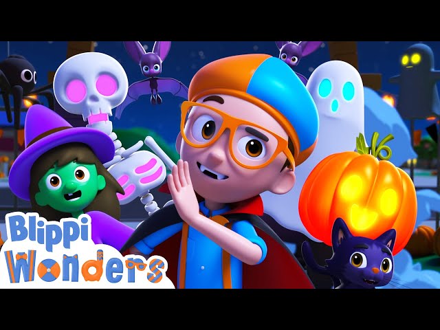 Blippi's NEW Halloween Music Video! | Blippi Wonders | Educational Cartoons for Kids