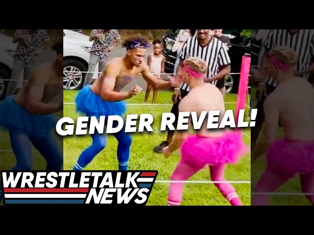 Gender Reveal WRESTLING MATCH! #Shorts #GenderReveal #Wrestling