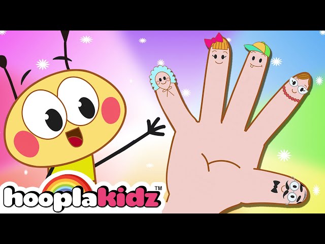 Bee Finger Family Song + More Sing Along Songs By HooplaKidz