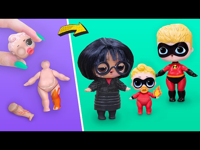 Never Too Old for Dolls! 6 The Incredibles Barbie and LOL DIYs