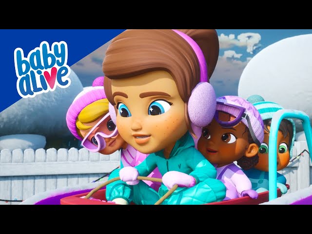 Baby Alive Official 🌈🎄Babies Play in the SNOW ⛄👶🏽 Kids Videos and Baby Cartoons 💕