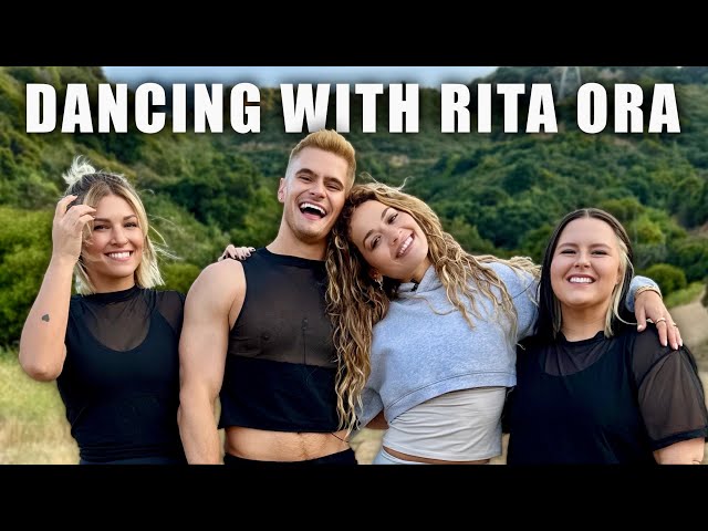 RITA ORA DANCES WITH THE FITNESS MARSHALL (behind the scenes)