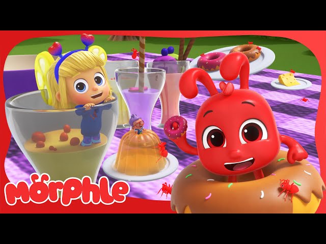 Mila and Morphle's Giant Food Fun🥤🍩| Cartoons for Kids | Mila and Morphle