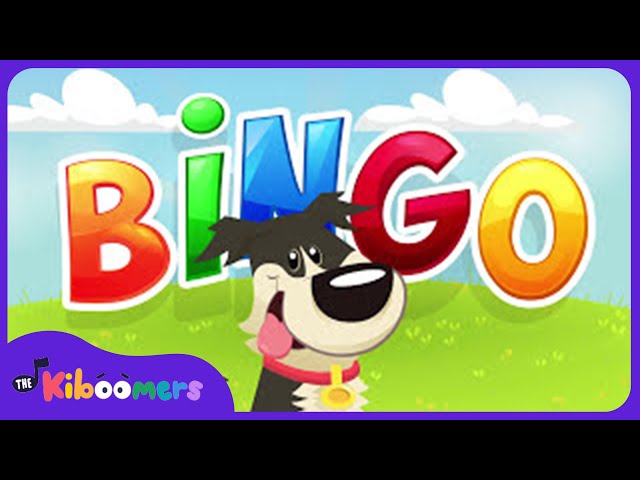 Bingo Lyric Video - The Kiboomers Preschool Songs & Nursery Rhymes About Pets