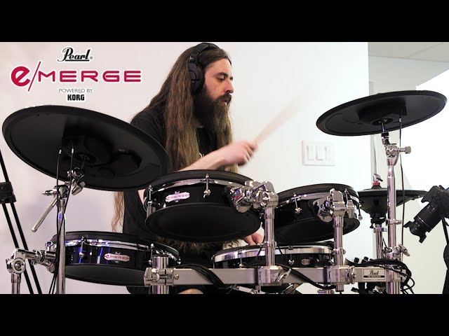 Pearl e/MERGE Electronic Drum Kit demo & review