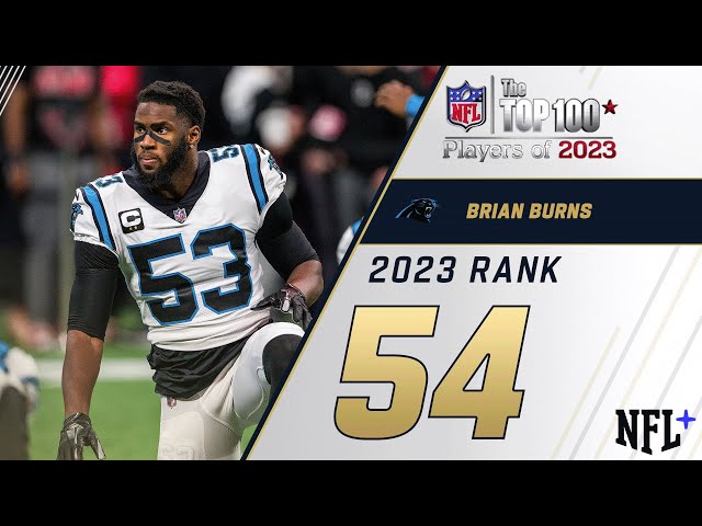 #54 Brian Burns (DE, Panthers) | Top 100 Players of 2023