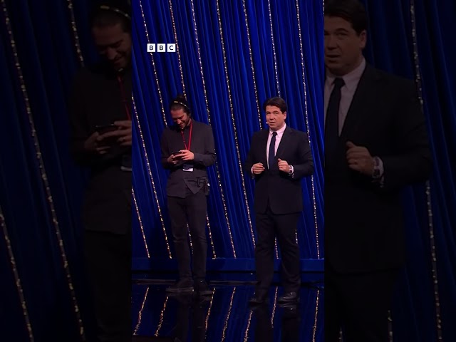 When the unexpected star of the show is... The tech guy 😂 #MichaelMcIntyre #BigShow #iPlayer
